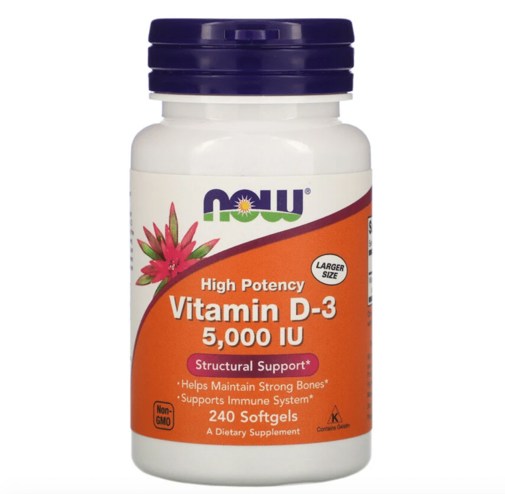 Now Vitamin D3 5,000 iu