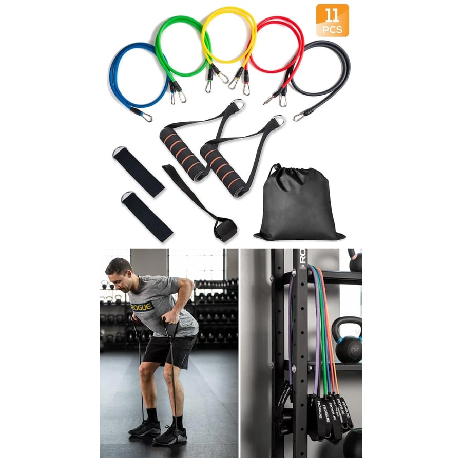 WODFitters Resistance Band Set (tube bands)  Rogue Tube Bands
