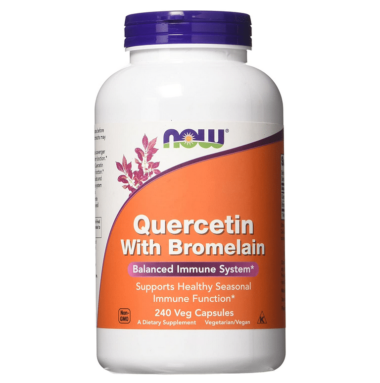 NOW Foods Quercetin With Bromelain