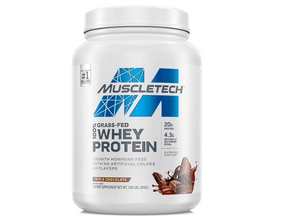 Muscletech Grass Fed Whey Protein Powder