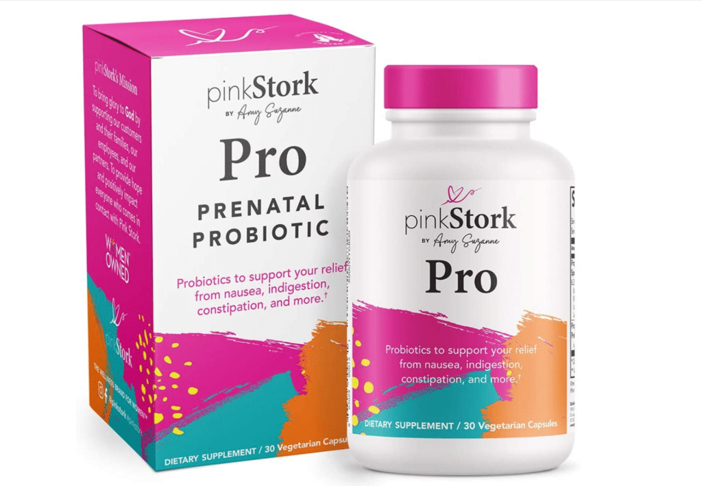 Pink Stork Pro: Prenatal Vitamin Probiotic