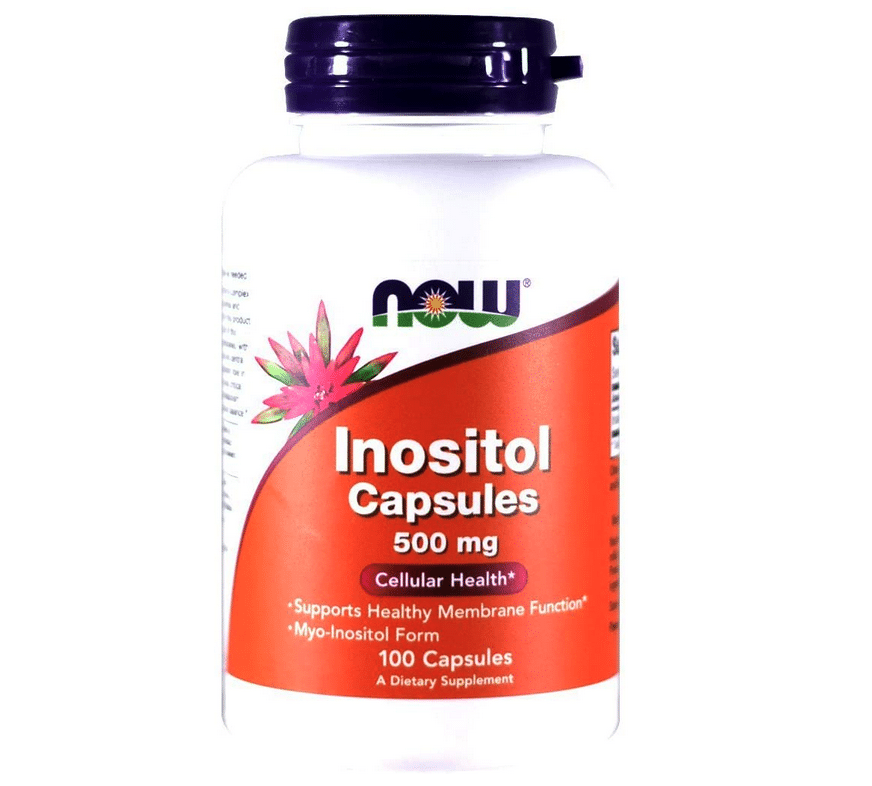 NOW Foods Foods Inositol 500mg,100 Capsules (Pack of 3)