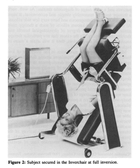 1985 study on inverchair therapy