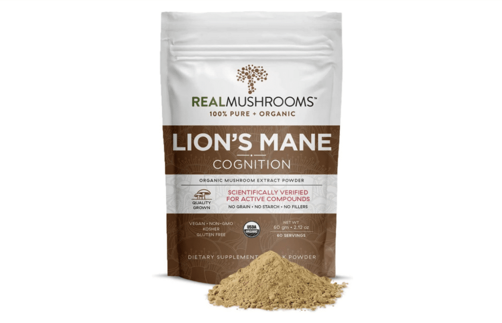 Organic Lions Mane Mushroom Powder By Real Mushrooms