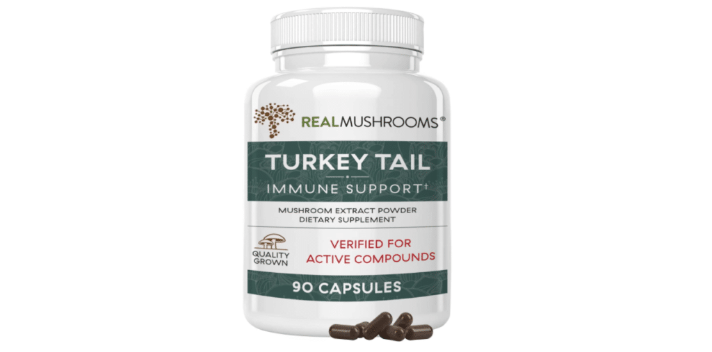 Turkey Tail Extract Capsules By Real Mushrooms