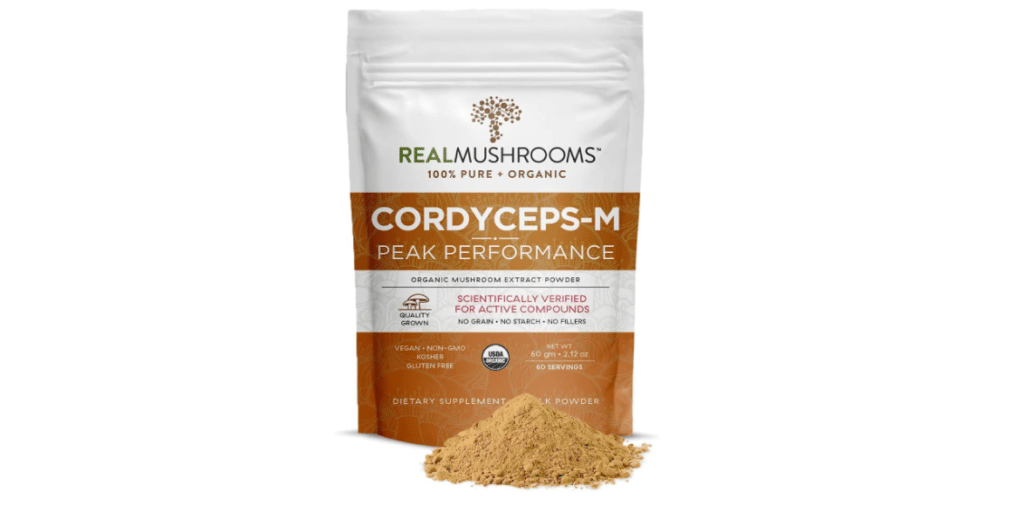 Real Mushrooms Organic Cordyceps Mushroom Extract Powder