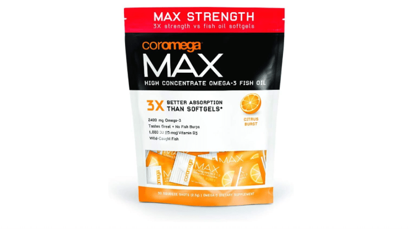 Coromega MAX High Concentrate Omega 3 Fish Oil