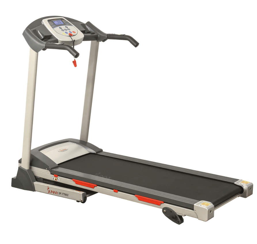 Sunny Health & Fitness Motorized Treadmill Electronic Running Machine