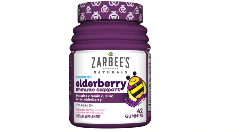 Zarbee’s Naturals Children’s Elderberry Immune Support with Vitamin C & Zinc